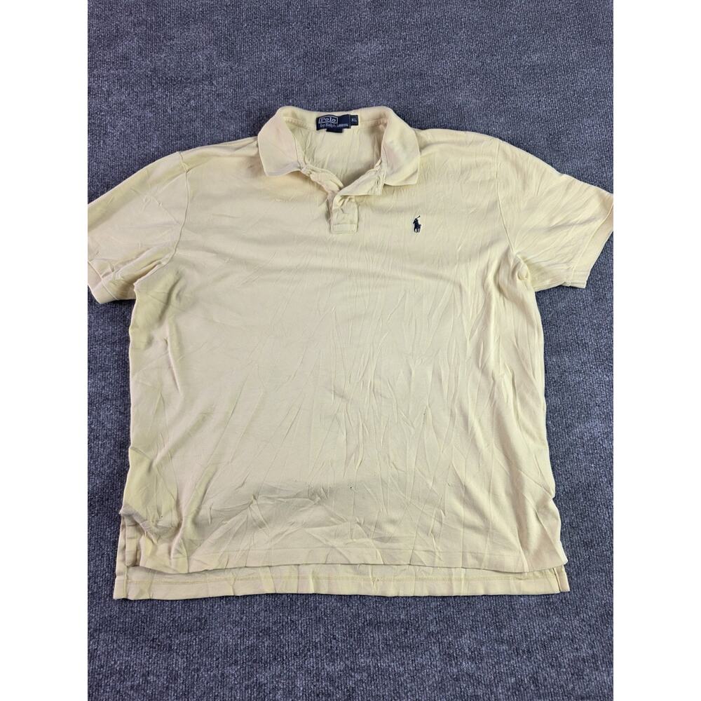 Polo Ralph Lauren Shirt Mens XL Cotton Yellow RL